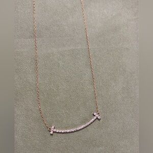Smile  18k Rose Gold Necklace